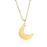 Shape of Moon Pendant