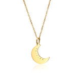 Shape of Moon Pendant