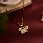 Personalised Butterfly Pendant