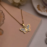 Personalised Butterfly Pendant