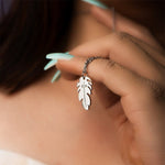 Personalised Leaf Pendant