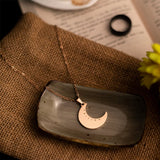 Shape of Moon Pendant